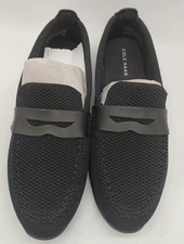 Cole Haan Womens Zerogrand Meritt Stitchlite Loafers, Black - Womens Size 11