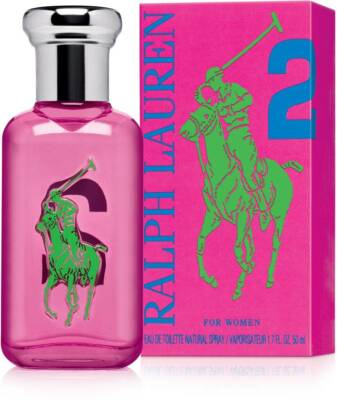 【希少品】POLO RALPH LAUREN Pink Pony Polo Big Pony # 2 PINK Perfume Ralph Lauren for Women 1.7 oz 50 ml