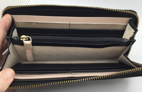A Rare HTF Vintage Radley London Black Leather Zip Around Wallet - Picture 4 of 4