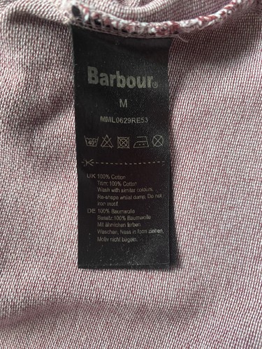 Barbour (M) Casual Shirt (Burgundy) Suits 38” Chest. Excellent Condition RRP £79 - Picture 11 of 11