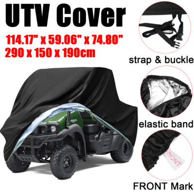NEVERLAND Utility Vehicle Cover Outdoor Waterproof UV Protector Waterproof Black