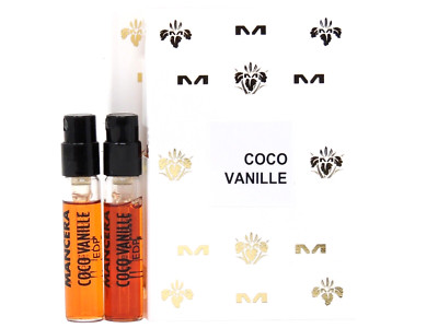 MANCERA COCO VANILLE EDP 2.0ml .06fl oz x 2 PERFUME SPRAY SAMPLES