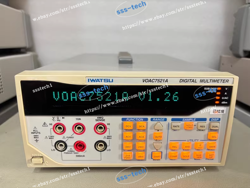 IWATSU VOAC7521A Desktop Multimeter PT-test - Picture 2 of 6