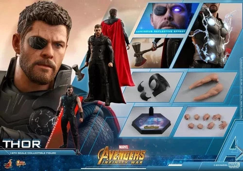 Hot Toys_Avengers : Infinity War 1:6 Scale Collectible Thor Figure_MMS474_USED