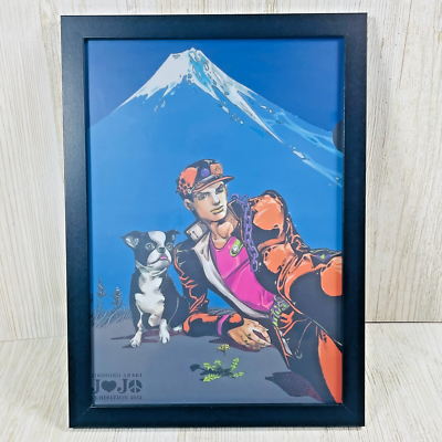 JoJo's Bizarre Adventure EXHIBITION Limited poster framed clear