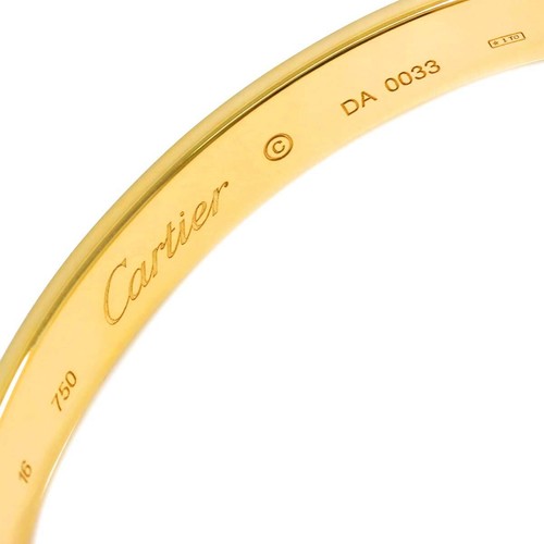 Cartier Love Bracelet 18K Yellow Gold 750 Size16 90278659 - Picture 8 of 8
