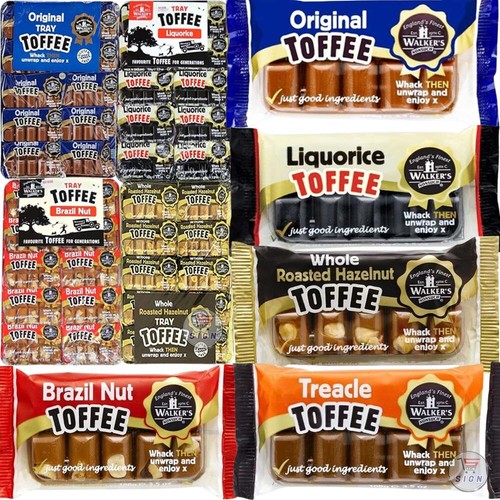 Walkers Nonsuch Toffee Bars 100g -Liquorice,Brazil Nut,Brazil Nut,Hazelnut Bars - Picture 7 of 7