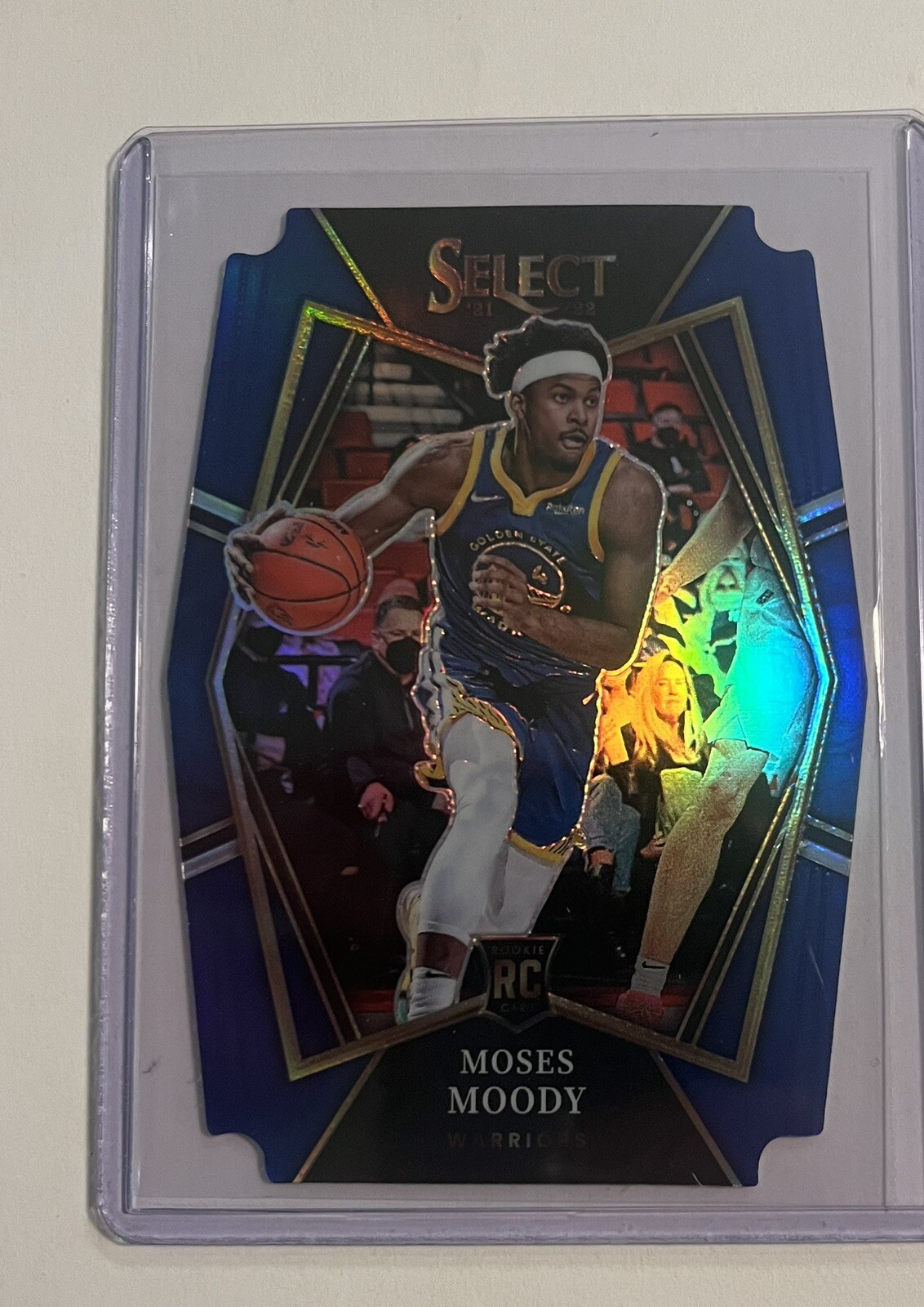 #2969 2021-22 Panini Select Blue Die Cut RC #187 Moses Moody 150/249
