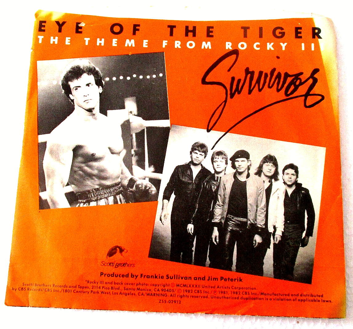 Survivor – Eye Of The Tiger Vinyl, 7