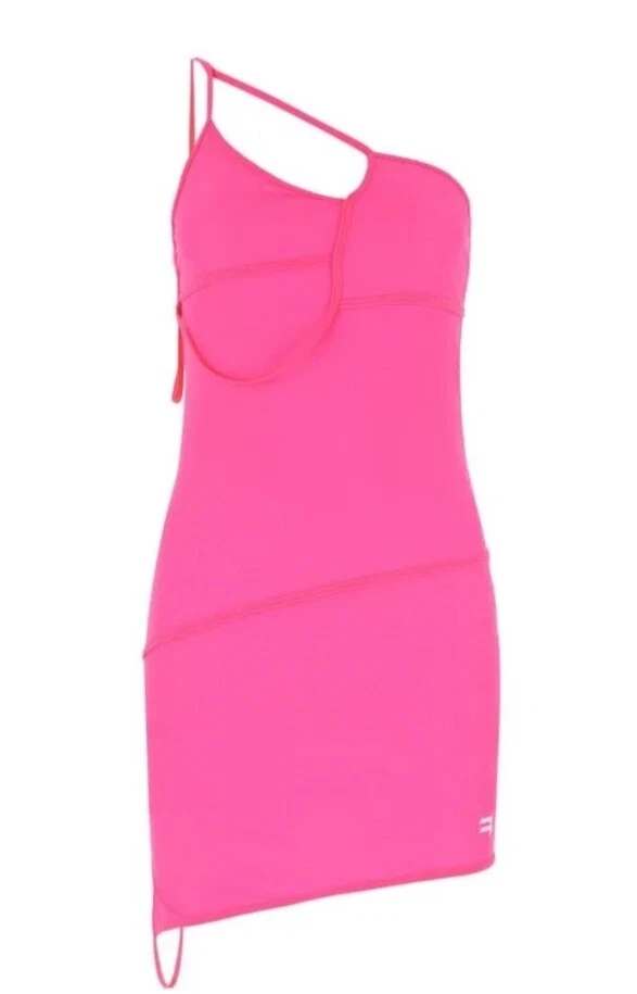 Mini abito BALENCIAGA in nylon elastico taglia small ORIGINALE IMBALLO ORIGINALE £1190 #U10