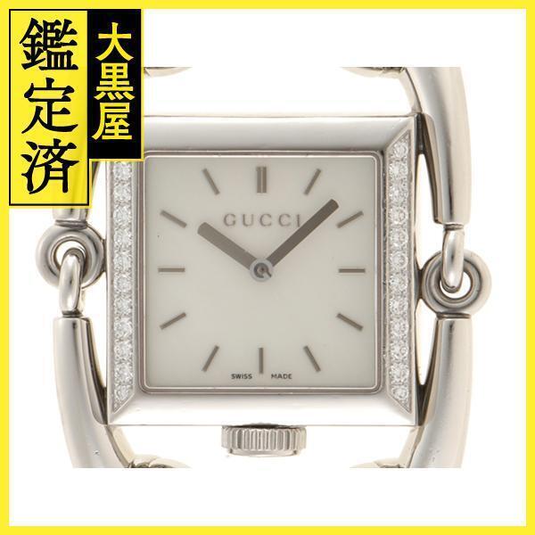 Gucci 116.3 Signoria Diamond Besel Shell Dial Stainless Gucci 116.3 Signoria Diamond Besel Shell Dial Stainless