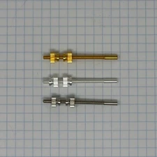 Bach Trumpet 3rd Slide Post & Stop Nut Kit in Nickel Silver or Gold - you choose