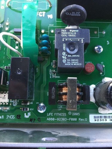 Placa de control del motor Life Fitness 110 V verde $100 GK58-00002-0118 - Imagen 5 de 5