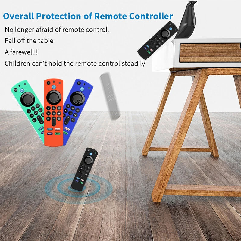 Remote Control Case Silicone Remote Cover Skin For Amazon ALEXA Voice Remote 3rd - Image 4 of 4