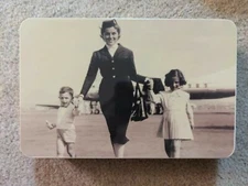 Vintage magnifica Alitalia Airlines First Class Amenity Stewartess 