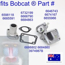 Flange Lower Housing Thermostat Top Cover Gaskets for Bobcat 1600 643 645 743