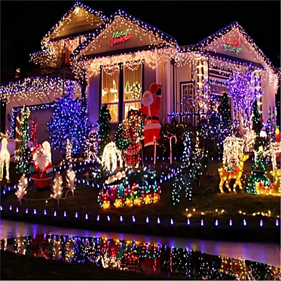 100-500LED Christmas Fairy String Party Lights with 8 Modes+Timer+10M Cord - Image 2 of 4