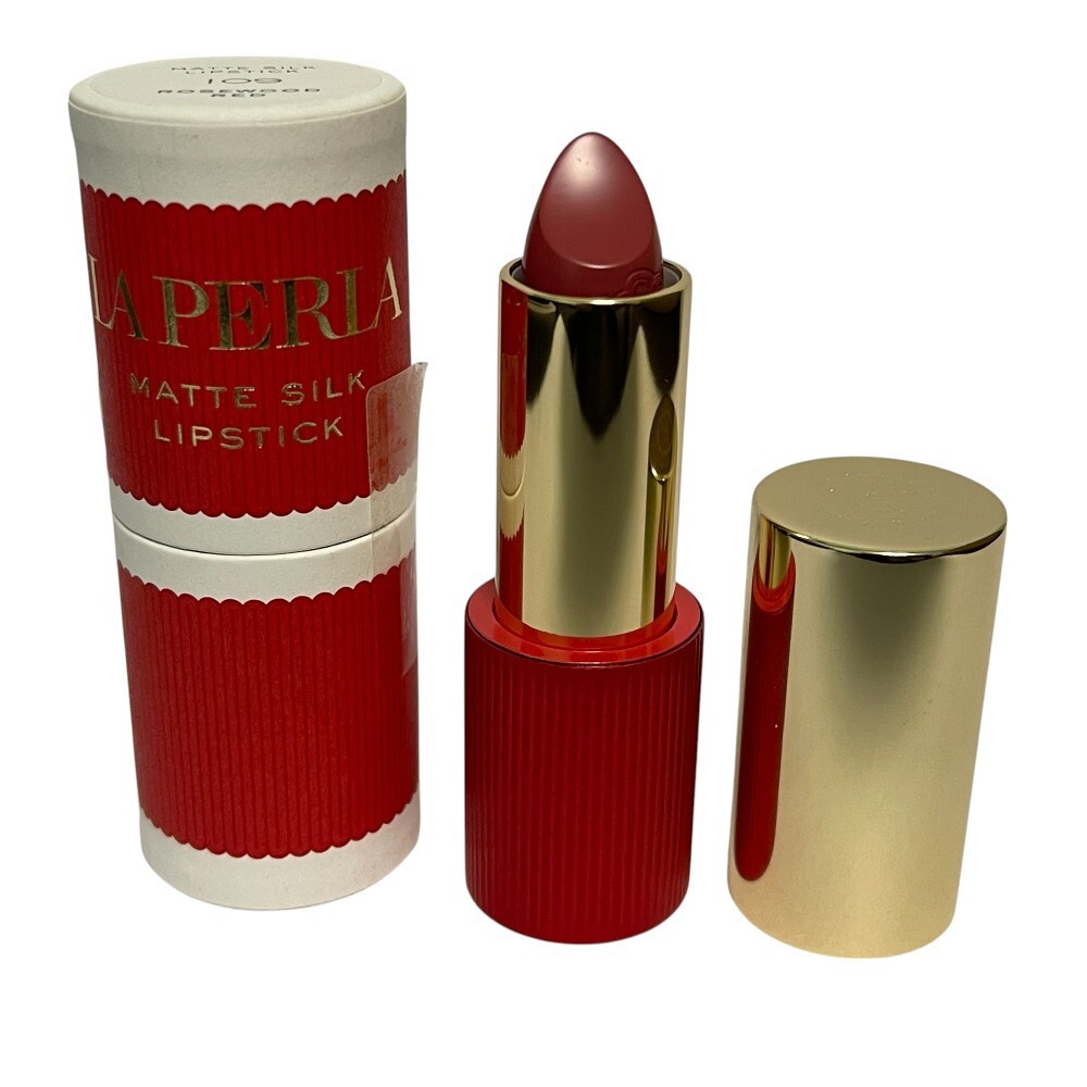 La Perla Women's Matte Silk 109 Rosewood Lipstick Red 3.5G - Image 2
