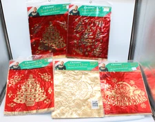 VTG Christmas Touch of Gold Iron On Foil Transfers Dizzle 1993 NEW Lot of 5