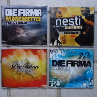 DIE FIRMA  4 Maxi-CDs    Irgendwann   Glücksprinzip   Wunder   Wunschzettel TOPP