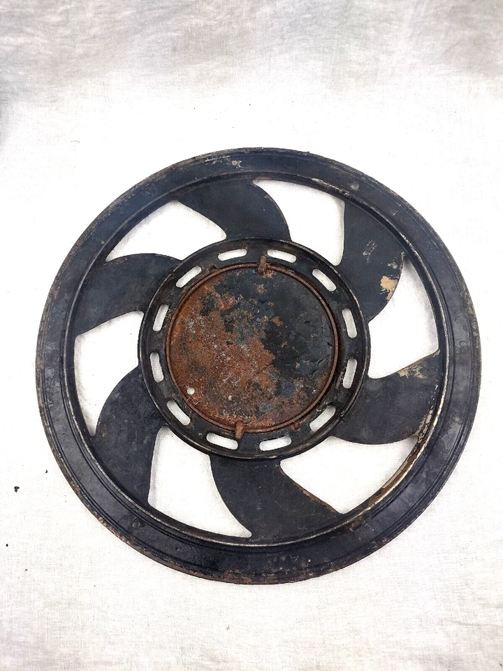 Antigua rejilla térmica de registro de piso redondo Adams Dubuque Ia de hierro fundido de 3 piezas 1897 Foto 4 de 4