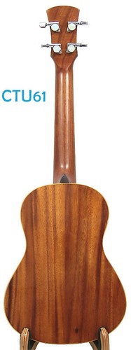 Alulu Solid Acacia Koa wood Tenor 26 inch Ukulele Crab rosette inlay CTU61-CTU65 - Picture 12 of 24