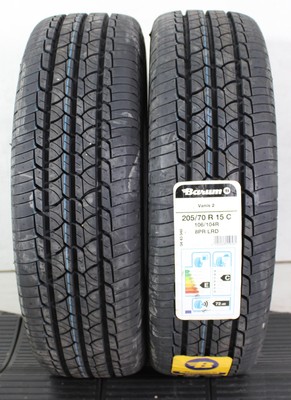2 x 205/70R15C 106/104R Sommerreifen Barum Vanis 2 2019 NEU Freihaus