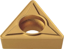 TCMT32.52 Carbide Turning Insert, Grade TiN/C6, 80° with 7° Pos. Rake, 10-Pack