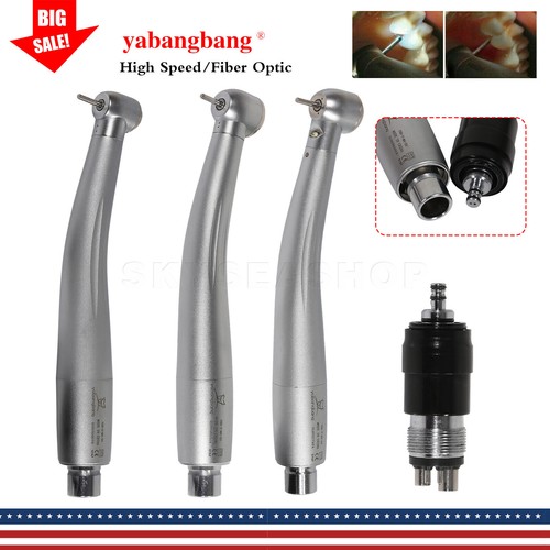 NSK Style Dental (Fiber Optic LED E-generator) High Speed Handpiece /+4H coupler - Picture 2 of 31