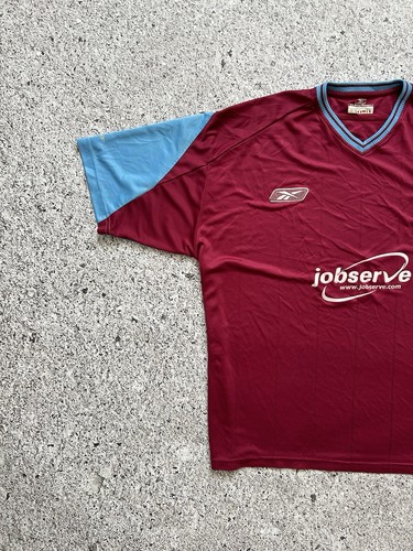 Vintage Reebok 2003-2005 Westham United Home Men’s Soccer Red Jersey Size 3XL - Picture 3 of 17