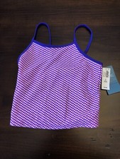 Girls Old Navy Purple Tankini Top size 8 NWT