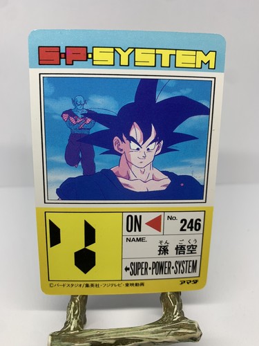 Dragon Ball Z #708 Goku Piccolo Part 16 Amada Carddass PP Card - Picture 2 of 4