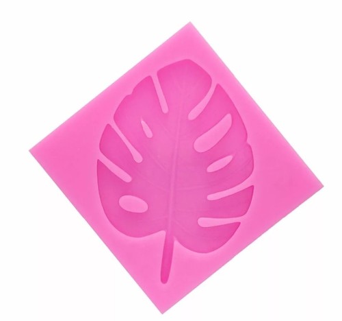 MONSTERA LEAF SILICONE MOULD/SHINY RESIN MOLD PALM-ICING/CAKE DECORATION TOPPER - Picture 4 of 6