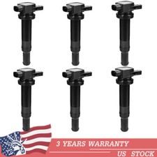 Set of 6 Ignition Coil For 07-10 Hyundai Santa Fe Kia Optima Rondo Magentis 2.7L