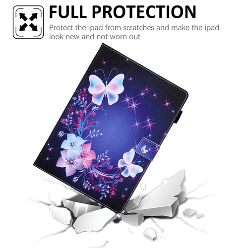 For iPad 10.2 7th 8th 6th Air 9.7 Pro 11 Cute Luxury Butterfly Leather Flip Case - Picture 2 of 21