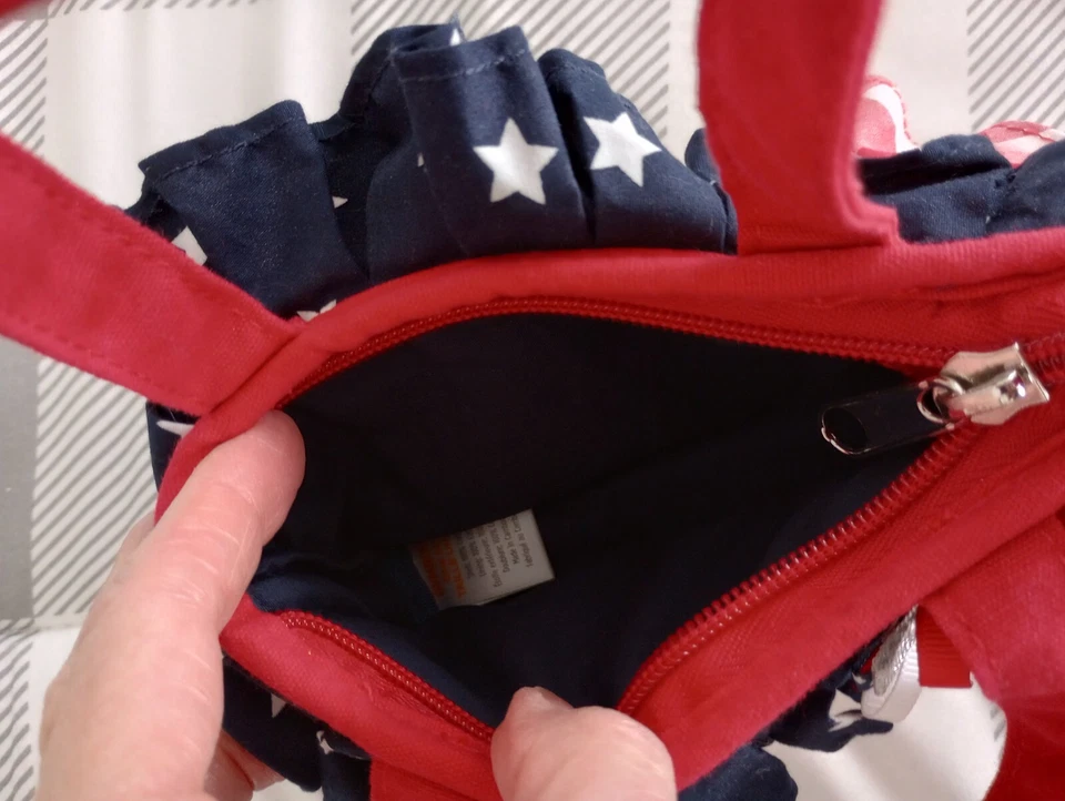 Gymboree Patriotic Gingham Purse - Image 4 of 4