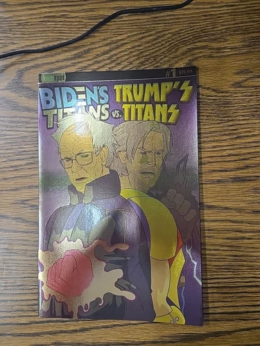 NM Biden's Titans Vs. Trump's Titans #1F Keenspot | Holo-Foil Variant LTD