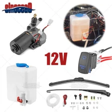 For Honda Talon 1000R 1000X 12V Electric Wiper Motor Kit + Wiper Rocker Switch