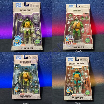 SDCC 2023 Loyal Subjects Battle Ready Tmnt 4 Pack Set BST AXN Ninja Turtles New