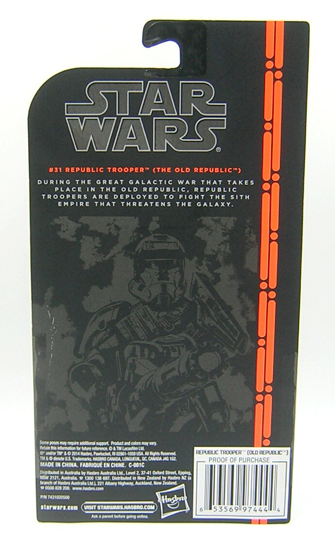 Star Wars Black Series 2016 #31 Republic Trooper ( Old Republic 