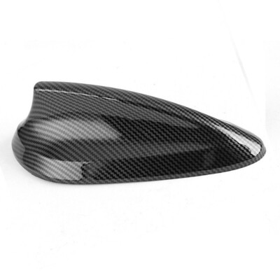 1x Pattern Shark Fin Carbon Fiber Antenna Protective Cover Trim for BMW M3 X4 X3