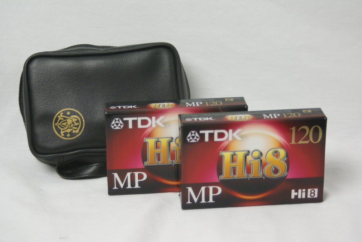 アカペラRHEWPHEWLIVECHICKENGARLICSTEAK VELVE 2 x TDK Hi8 MP 120 - Metal Particle 8mm Cassette Tapes