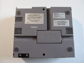 NES CONSOLE & RF SWITCH, MODEL NO. NES-001 - TESTED - CONSOLE ONLY - READ BELOW-