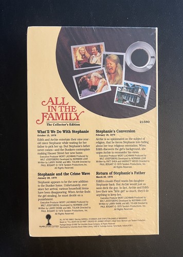 All In The Family The Collector’s Edition Columbia House VHS “Stephanie” New - Picture 2 of 6