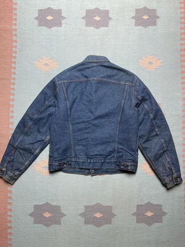 Vintage Levi’s denim jacket blanket lined 70506 0316 dark wash type 3 42 large - Picture 2 of 13