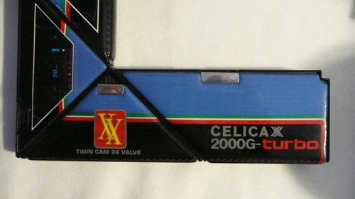Super Rare Kutsuwa Japan Transformer Pencil Case 1982 Celica XX 2000G-Turbo - Picture 20 of 24