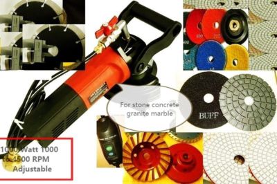 5'' Wet Polisher Granite Concrete Stone Fabrication cutter Grinder Blade terrazzo