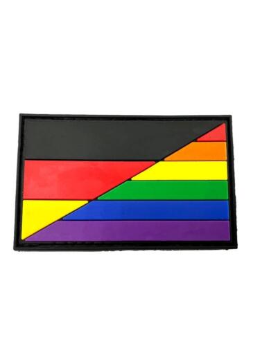 Patch tactique Allemagne Transition Gay Pride drapeau Allemagne PVC Airsoft LGBTQ+ - Photo 1/4
