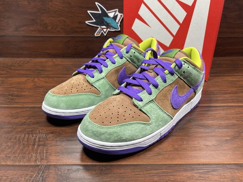 purple brown green dunks