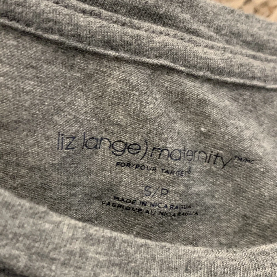 LOTE DE CAMISAS TOPS DE MATERNIDAD PARA MUJER PEQUEÑAS MANGA LARGA, LIZ LONG, UN GUISANTE EN UNA VAD Foto 3 de 4